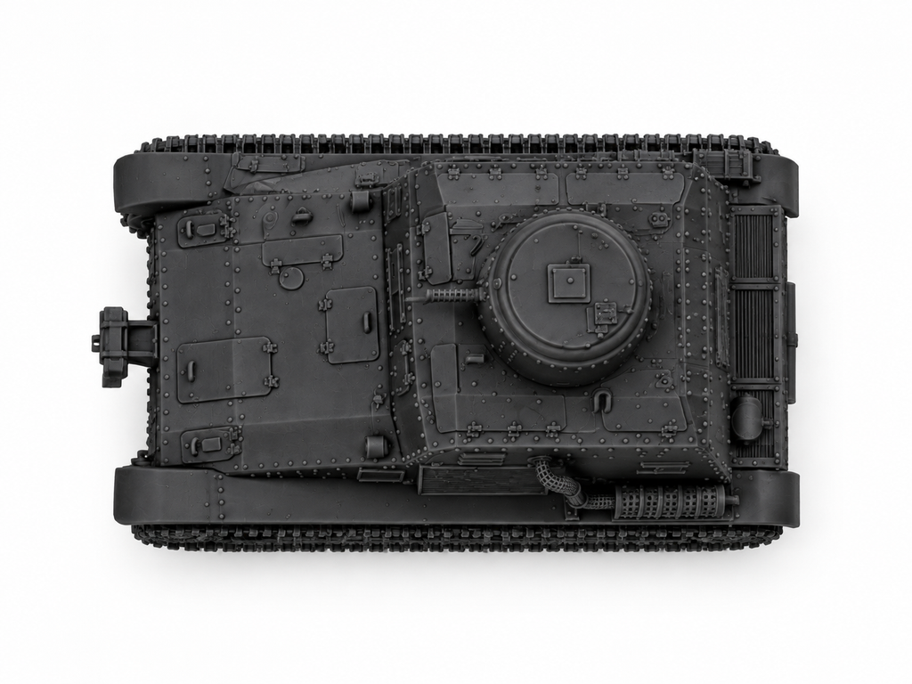 SSMODEL 1/72 1/144 Type 95 So-Ki Armored Railroad Tankette Resin MODEL TSS1398