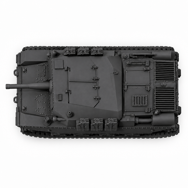 SSMODEL 1/72 1/144 Multi Scale Semovente M43 105/25 Italy WW2 Tank MODEL TSS1345