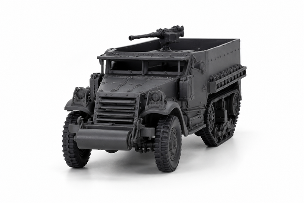 SSMODEL 1/72 1/144 Multi-Scale M5 US WWII Half-Track APC Resin Model Kit TSS1580