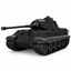 SSMODEL 1/72 1/144 Tiger II Ausf.B Zimmerit P turret Resin MODEL KIT TSS0989