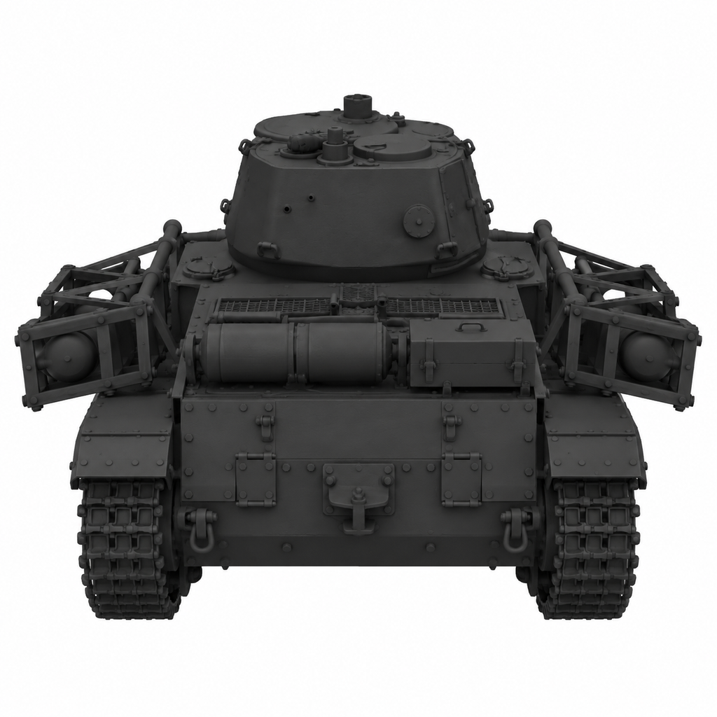 SSMODEL 1/72 1/144 Multi Scale PzKpfw 740r German fictional light Model TSS0051