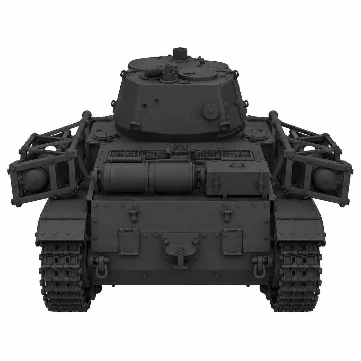 SSMODEL 1/72 1/144 Multi Scale PzKpfw 740r German fictional light Model TSS0051 — detail view 5