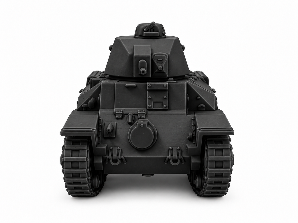 SSMODEL 1/72 1/144 Multi Scale Medium Renault D2 France WW2 Tank MODEL TSS1314