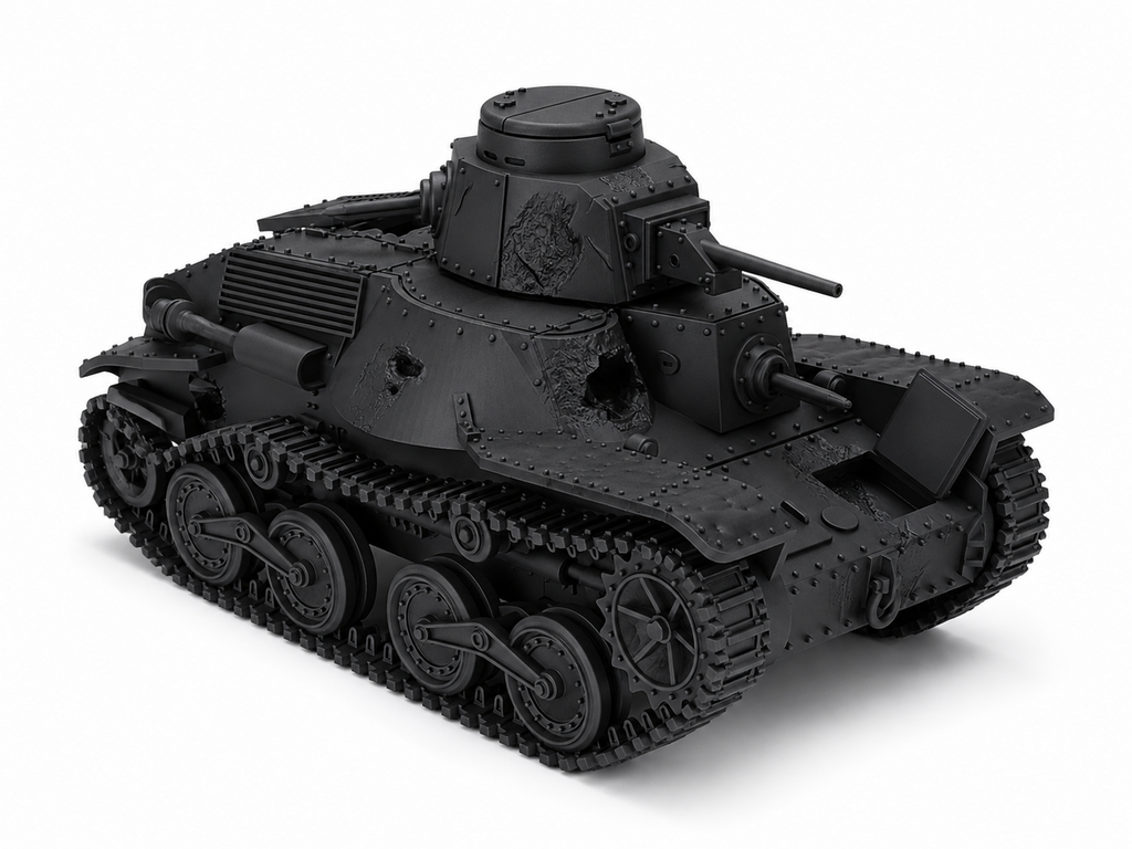SSMODEL 1/72 1/144 Multi Scale Destroyed Type 95 Ha-Go Japan WW2 MODEL TSS1192