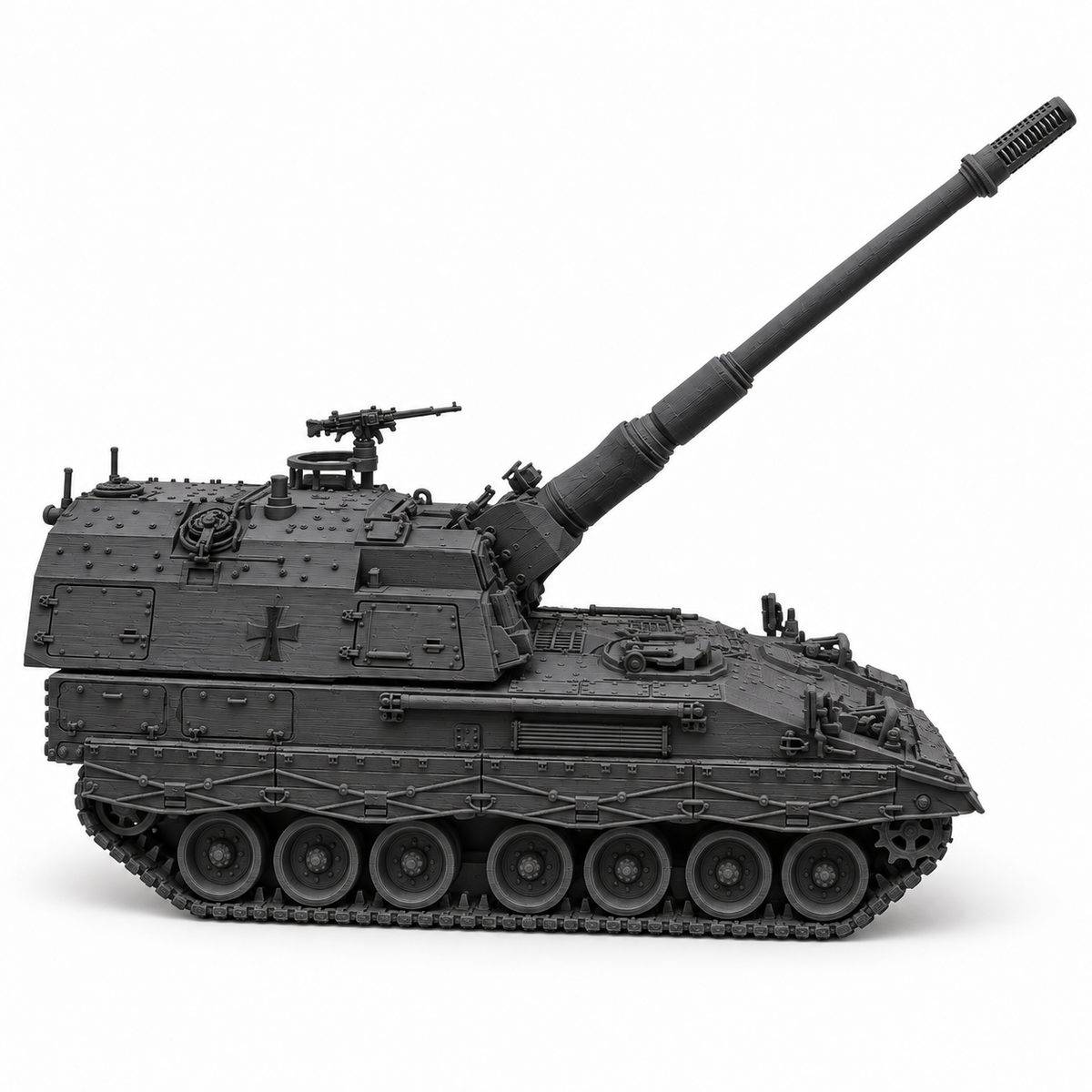 SSMODEL 1/72 1/144 H2000 Panzerhaubitze2000 Germany Tank Resin Model Kit TSS0725 — detail view 4