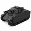 SSMODEL 1/72 1/144Toldi IIA 42M B40 with sideskirts Tank Resin MODEL KIT TSS0994