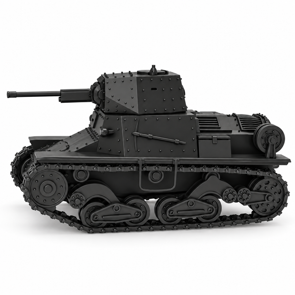 SSMODEL 1/72 1/144Multi Scale Carro Armato Leggero L6/40 Resin MODEL KIT TSS0781
