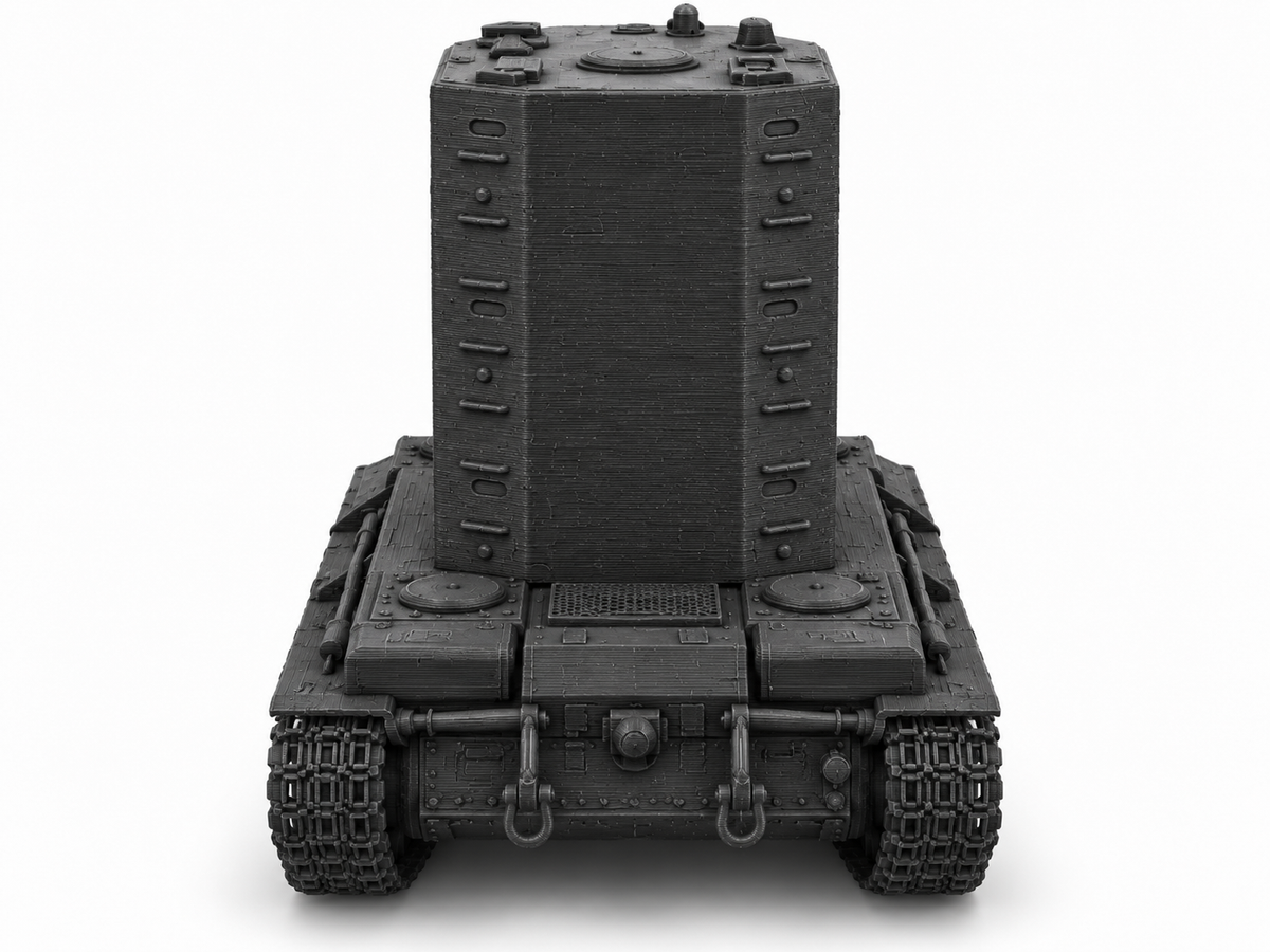 SSMODEL 1/72 1/144 Multi Scale KV-2-2-2 Funny Fictional Tank MODEL kit TSS0498 — detail view 3