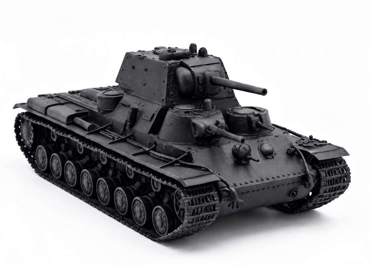 SSMODEL 1/72 1/144 Multi Scale KV-35 Soviet Super Heavy Tank MODEL kit TSS0102 — detail view 7