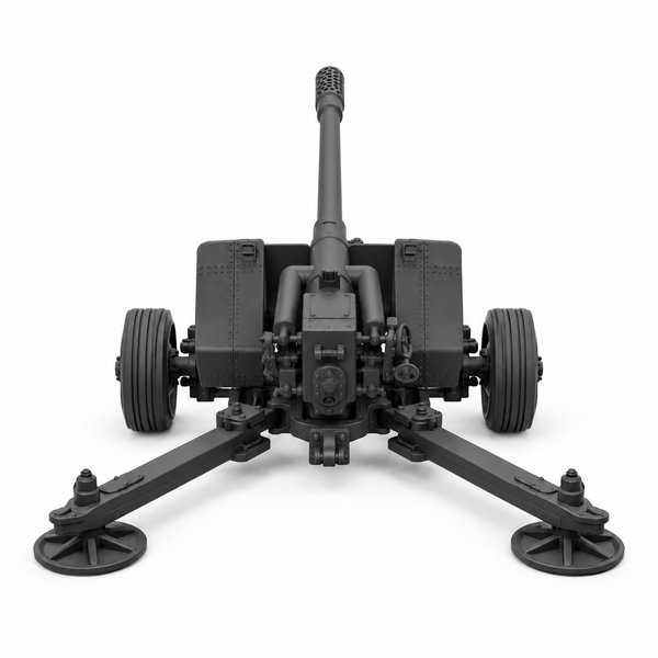 SSMODEL 1/72 1/144 Multi Scale 128mm anti-tank Pak 44 Resin MODEL KIT TSS1515