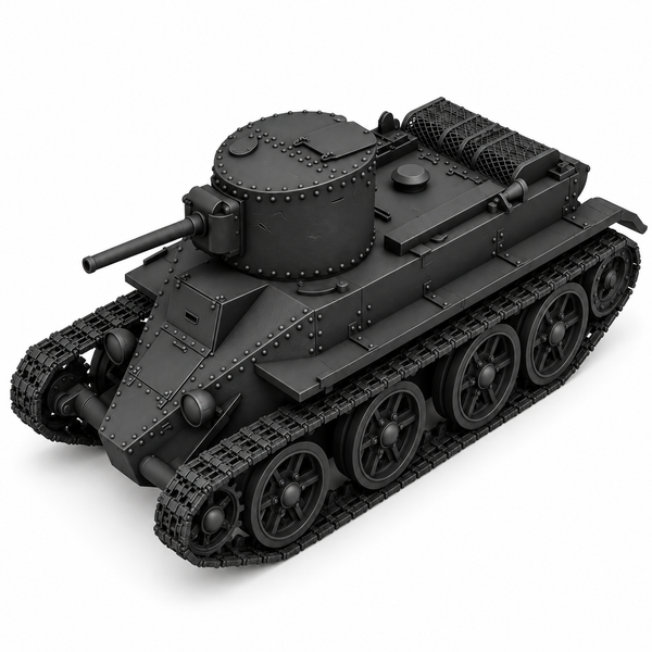SSMODEL 1/72 1/144 Multi Scale BT-2 Tank Resin MODEL TSS0578