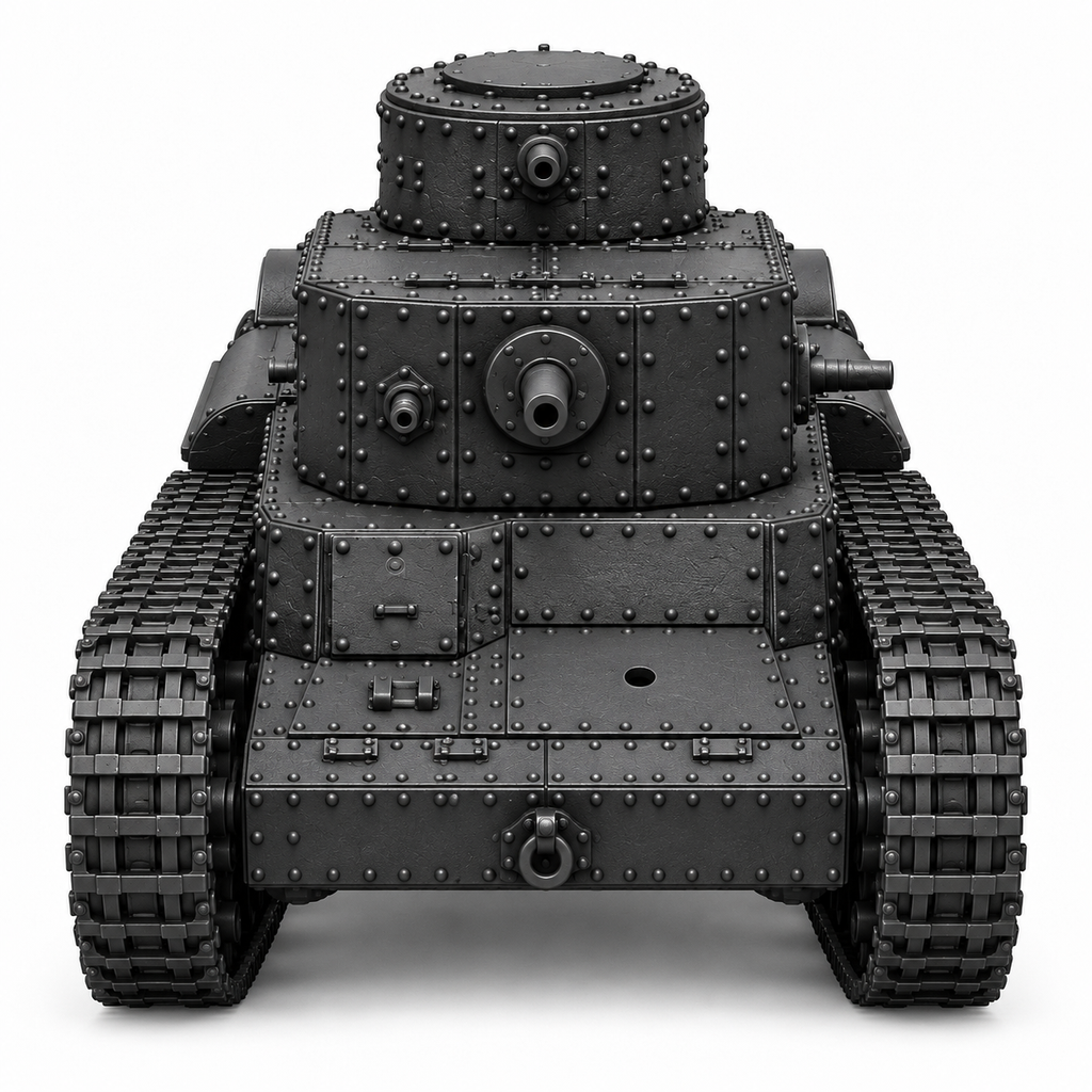 SSMODEL 1/72 1/144 Multi Scale T-12Soviet experimental medium tank MODEL TSS0008