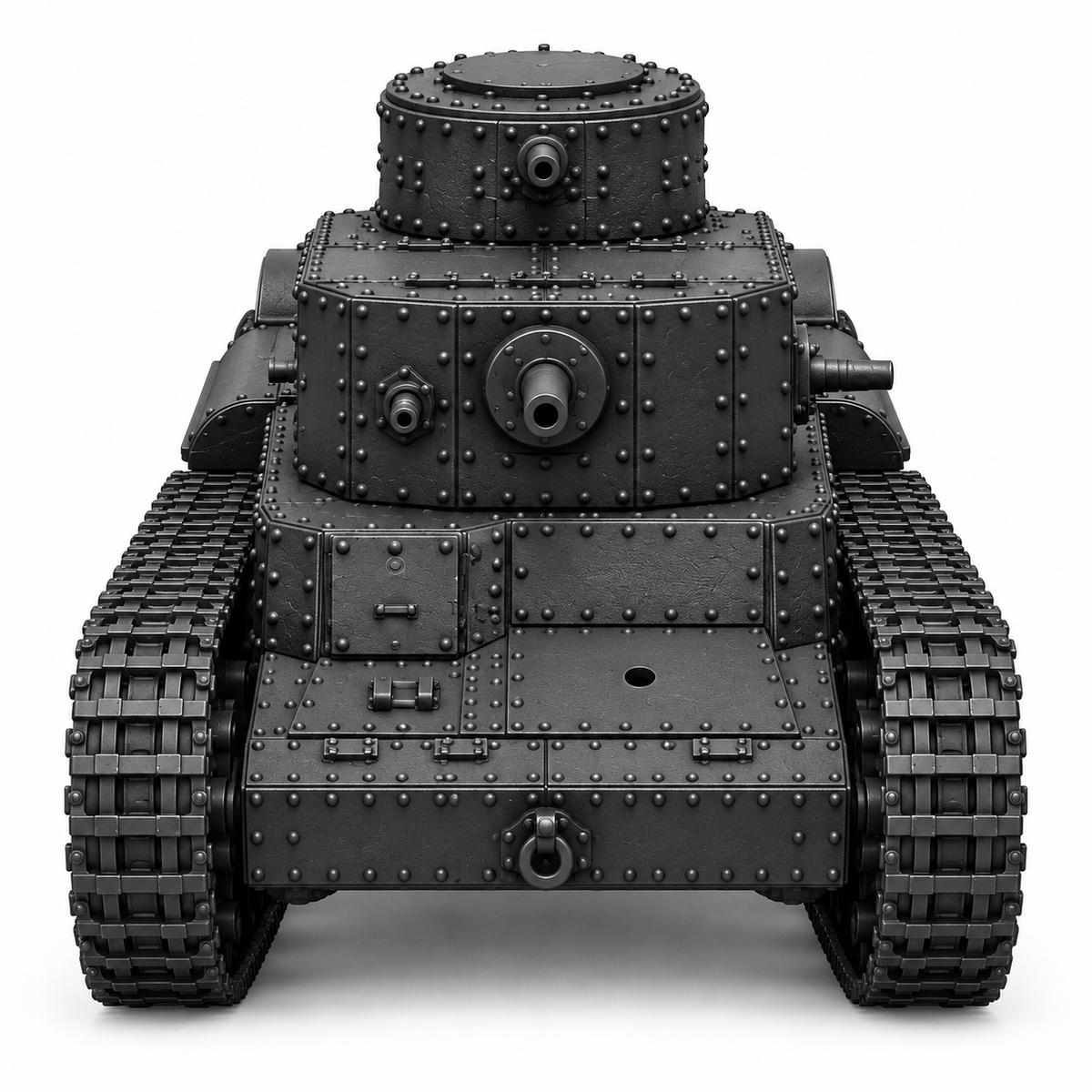 SSMODEL 1/72 1/144 Multi Scale T-12Soviet experimental medium tank MODEL TSS0008 — detail view 5