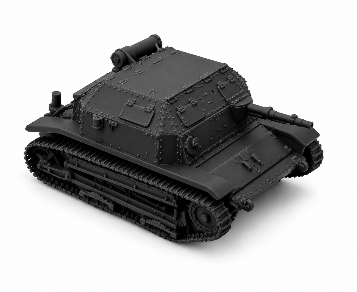 SSMODEL 1/72 1/144 Multi Scale Tankette TK-3 Tank MODEL kit TSS1381 — detail view 4