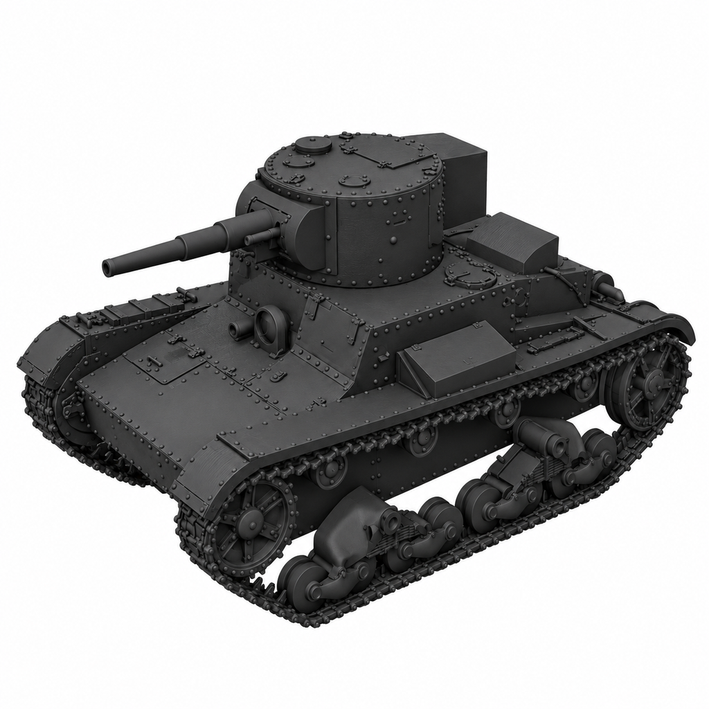 SSMODEL 1/72 1/144 T-26 mod 1933 with Mariupol turret Resin Model Kit TSS0053