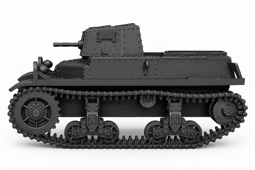 SSMODEL 1/72 1/144 Multi Scale Marmon Herrington CTLS-4TAY Tank MODEL TSS0675