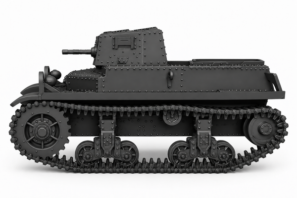 SSMODEL 1/72 1/144 Multi Scale Marmon Herrington CTLS-4TAY Tank MODEL TSS0675