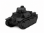 SSMODEL 1/72 1/144 Multi Scale Medium Renault D2 France WW2 Tank MODEL TSS1314