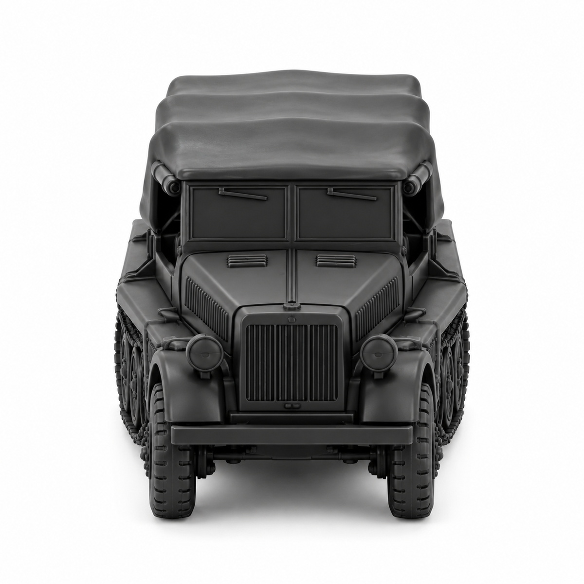 SSMODEL 1/72 1/144 Sd.Kfz.10/2 Demag with 21cm Nebelwerfer Resin MODEL TSS1521 — detail view 2