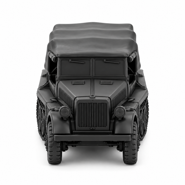 SSMODEL 1/72 1/144 Sd.Kfz.10/2 Demag with 21cm Nebelwerfer Resin MODEL TSS1521