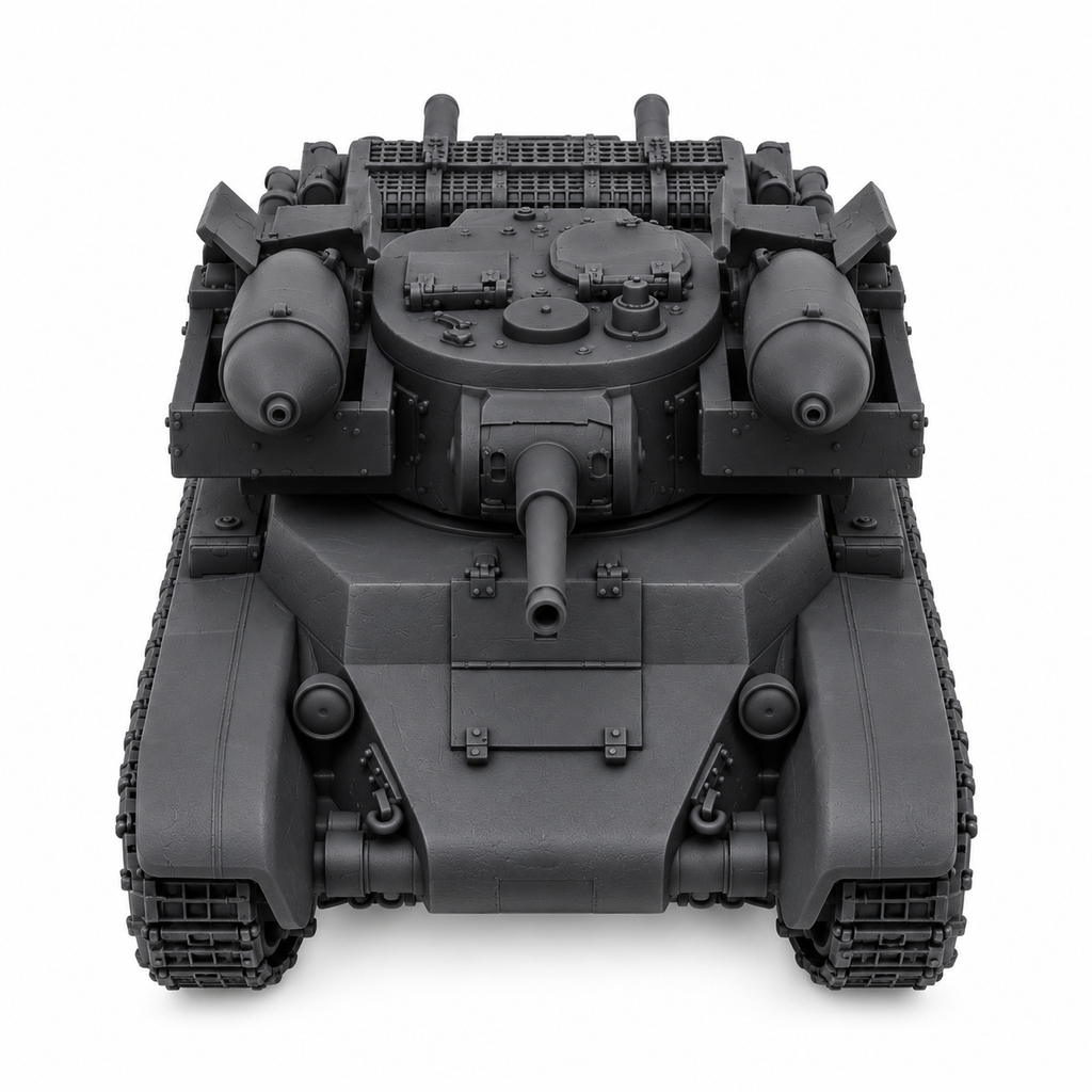 SSMODEL 1/72 1/144 Multi Scale RBT-7 Soviet fictional tank Resin Model TSS0156