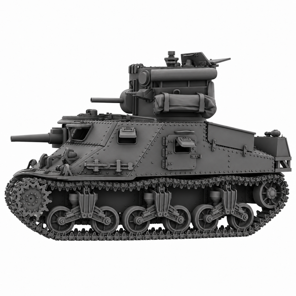 SSMODEL 1/72 1/144 WW2 M3 Grant CDL Canal Defence Light Resin Model Kit TSS0882