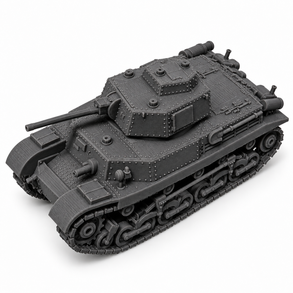 SSMODEL 1/72 1/144 Multi Scale 40M Turan I Tank Resin Model Kit TSS0742