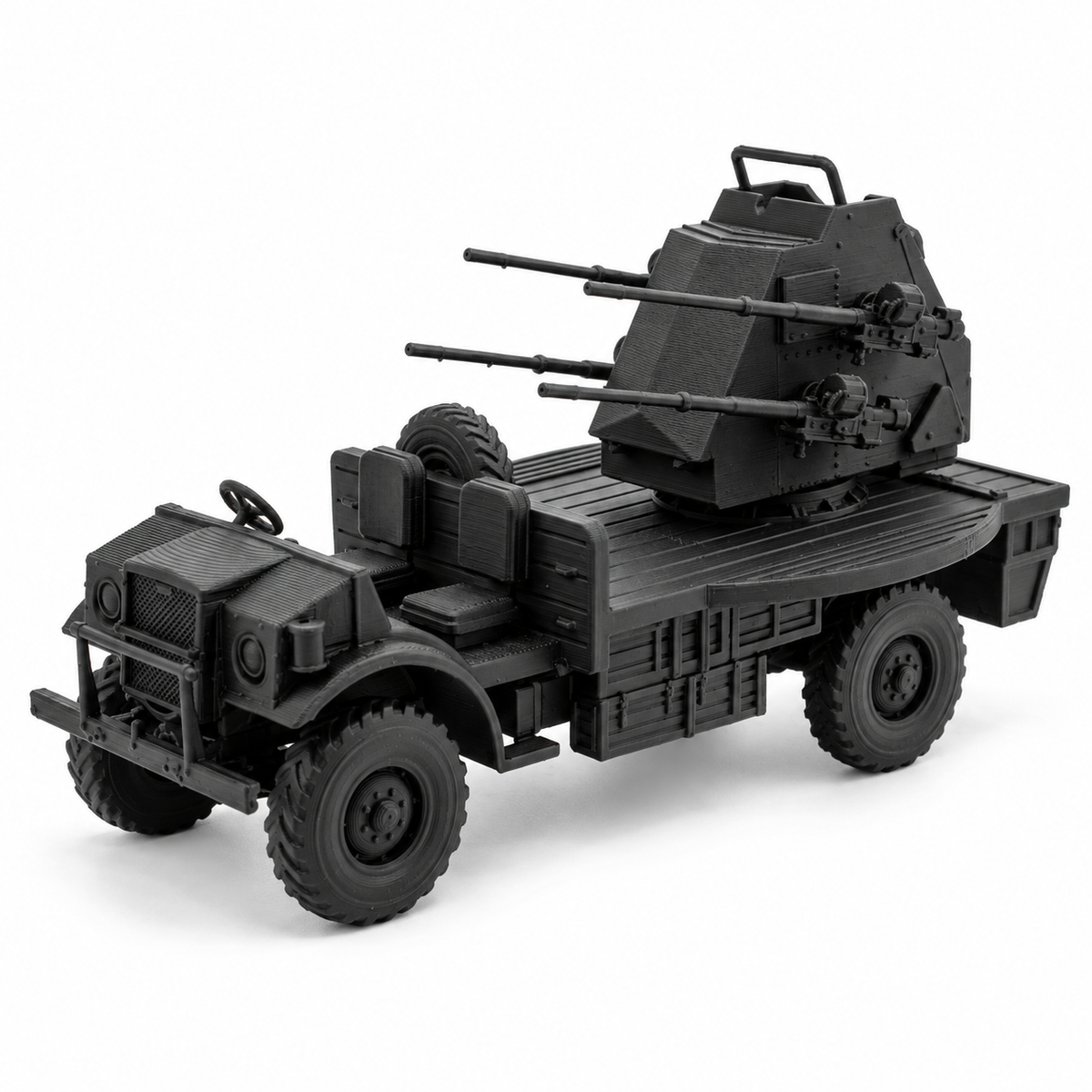 SSMODEL 1/72 1/144 WWII Canadian CMP F60L Quad Polsten AA Model Kit TSS0818 — detail view 6