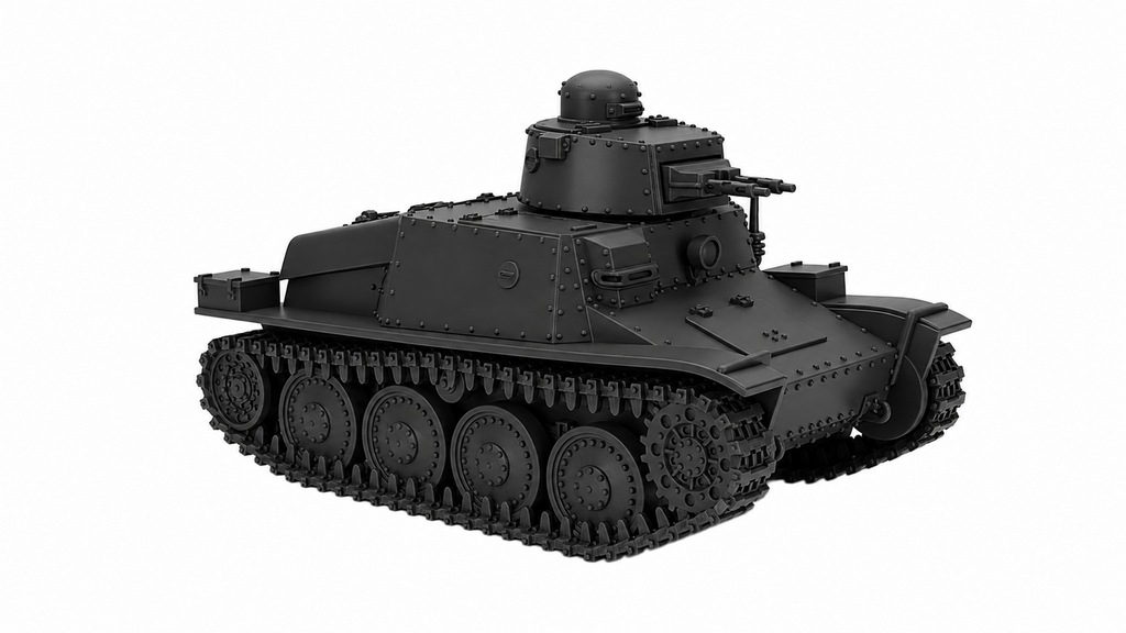 SSMODEL 1/72 1/144 Multi Scale Stridsvagn m/37 Light Sweden WW2 MODEL TSS1349