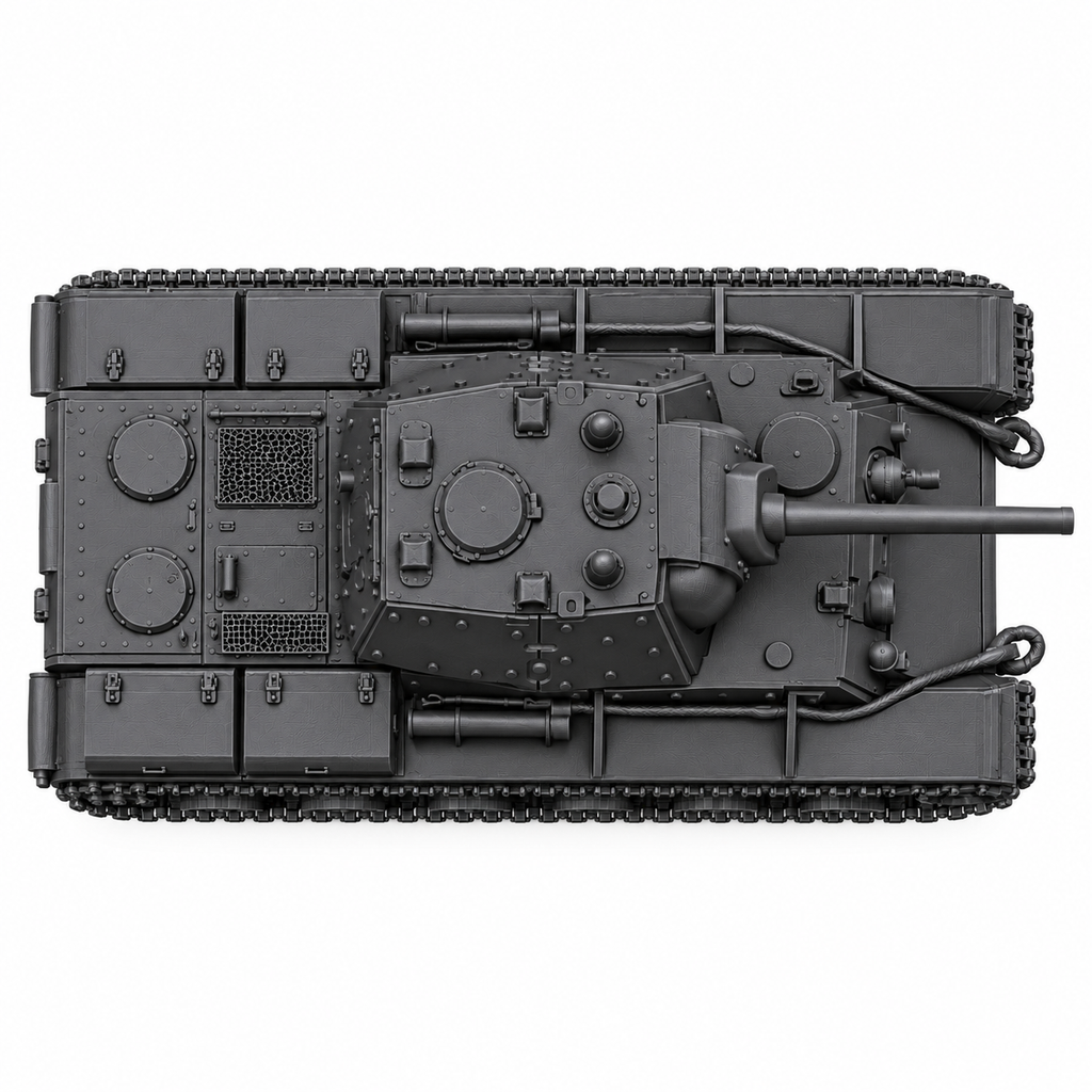 SSMODEL 1/72 1/144 Multi Scale KV-1E Soviet heavy tank MODEL kit TSS0139