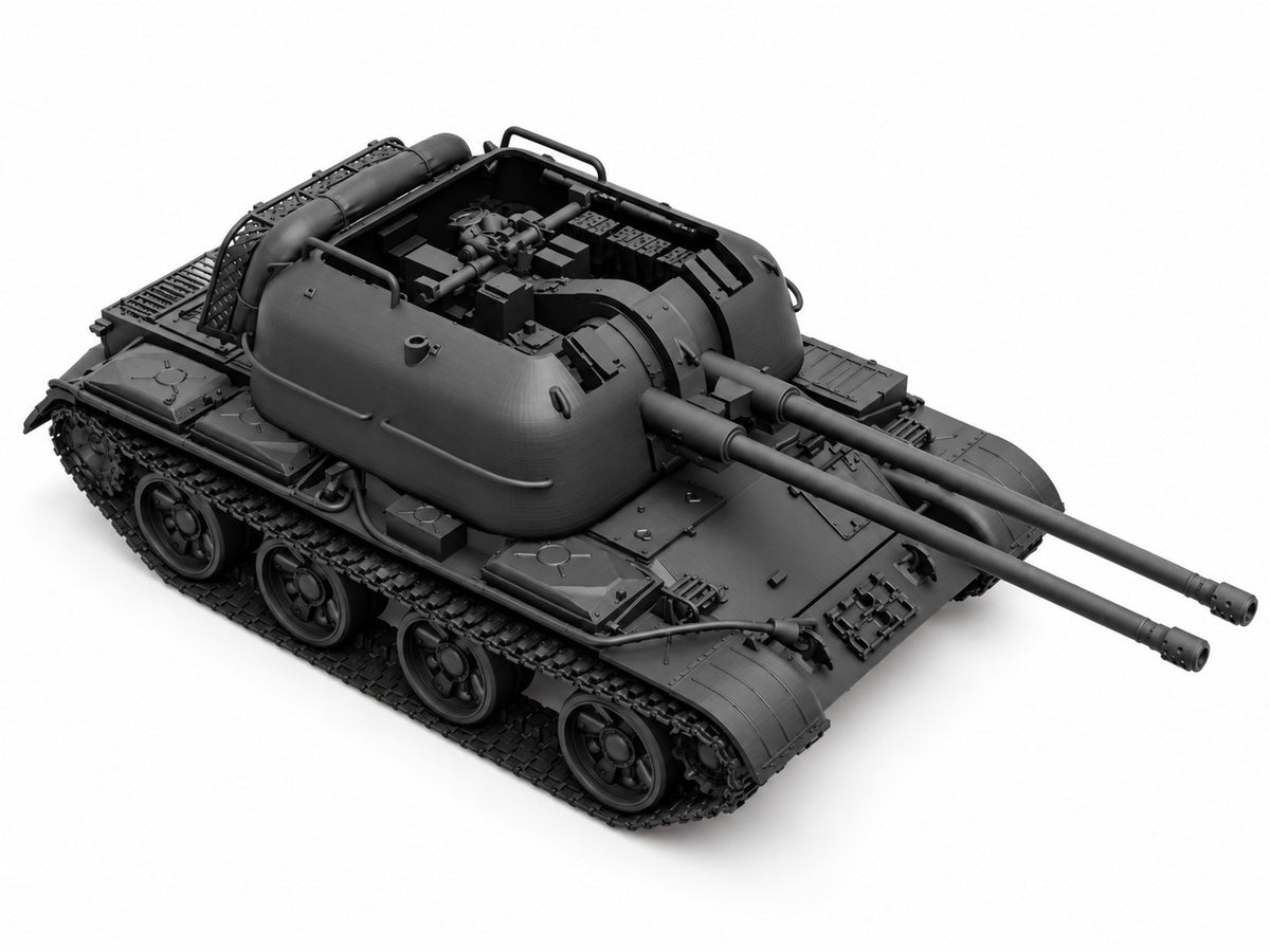 SSMODEL 1/72 1/144 ZSU-57-2 Soviet coldwar mobile AA-gun Resin Model Kit TSS0284 — detail view 5