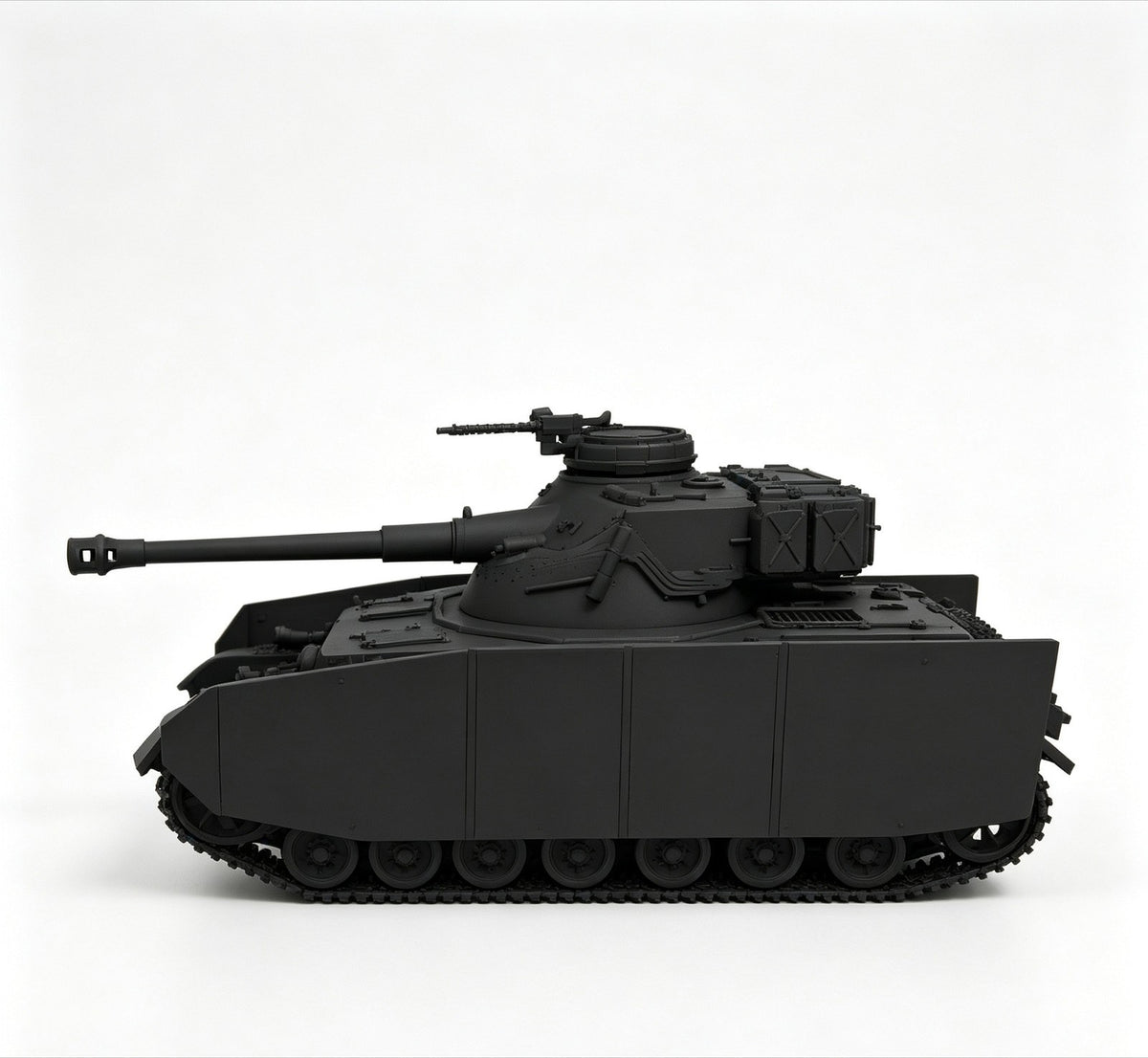 SSMODEL 1/72 1/144  Pz.Kpfw.IV Ausf.J mit Wiegenturm tank MODEL kit TSS0321 — detail view 2