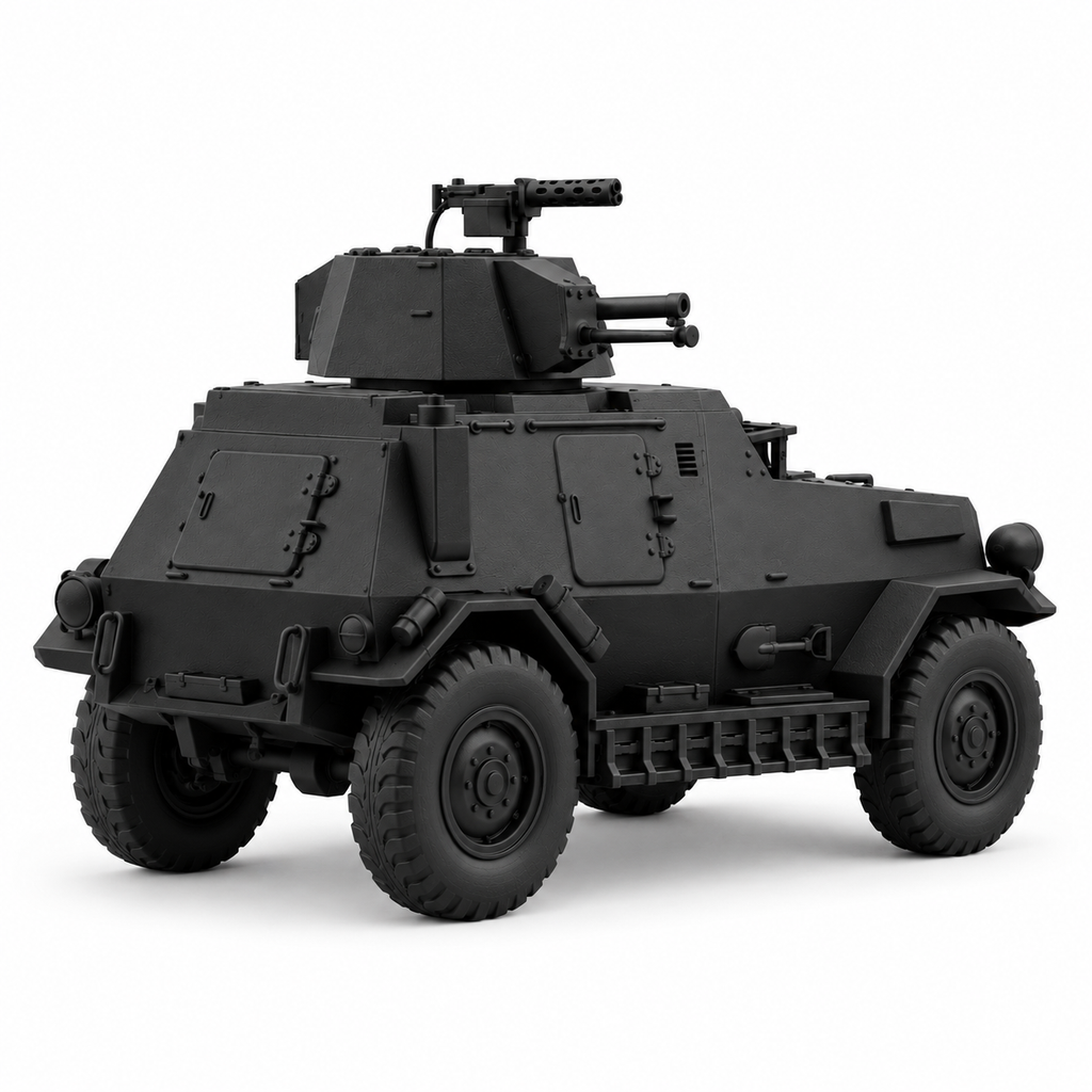 SSMODEL 1/72 1/144 WW2 Marmon-Herrington Mk.III Armored Car Resin Model TSS0892