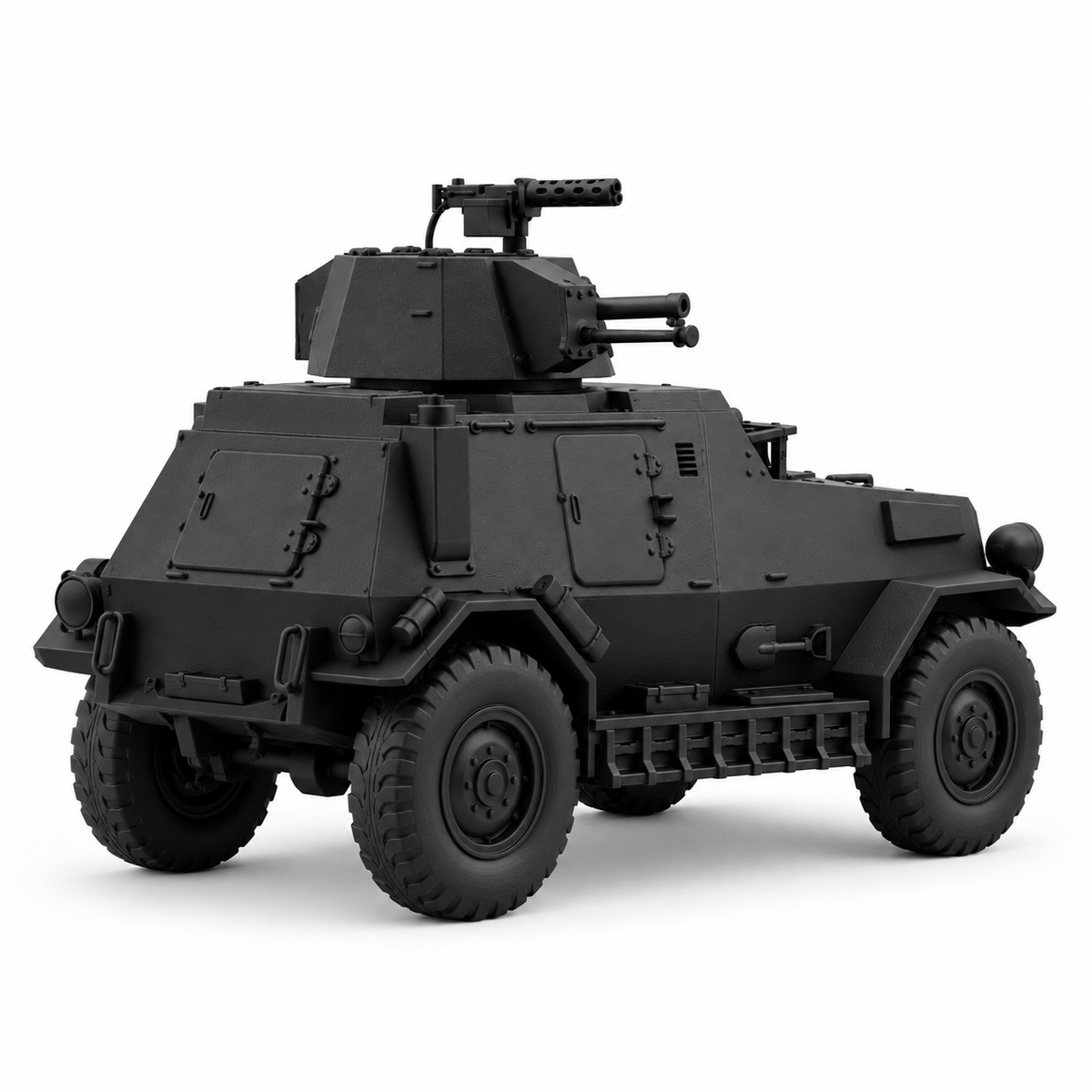 SSMODEL 1/72 1/144 WW2 Marmon-Herrington Mk.III Armored Car Resin Model TSS0892 — detail view 5