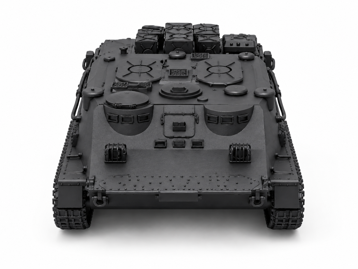 SSMODEL 1/72 1/144 BTR-50PU Soviet coldwar command vehicle Resin Model TSS0288 — detail view 2