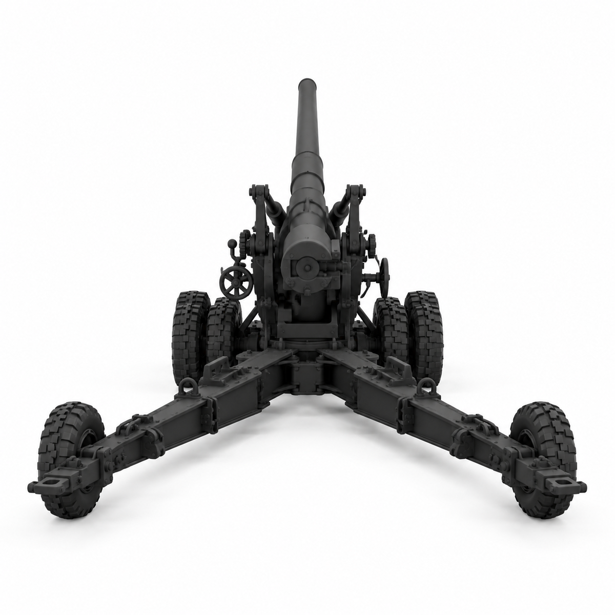 SSMODEL 1/72 1/144 Multi Scale 155mm M1 Long Tom USA Resin MODEL KIT TSS1433 — detail view 3
