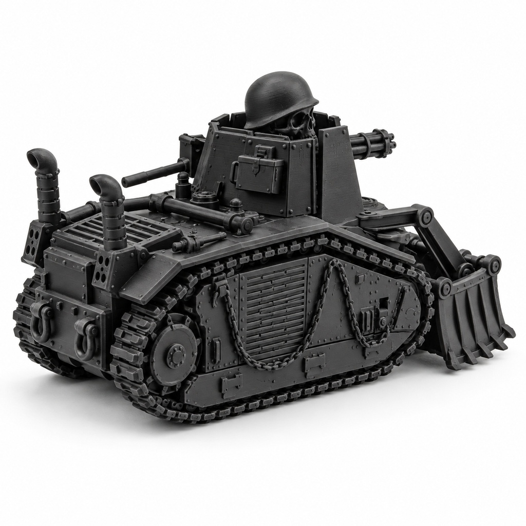 SSMODEL 1/72 1/144 WWII France Char B1 Cyberpunk Heavy Tank Resin Model TSS1206