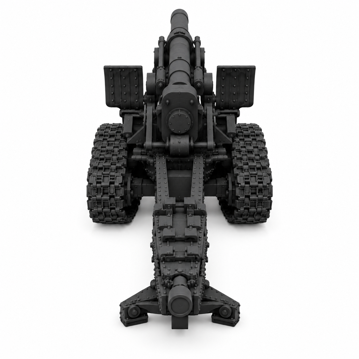 SSMODEL 1/72 1/144 Multi Scale B-4 203mm Heavy Howitzer Tank MODEL kit TSS0004 — detail view 5