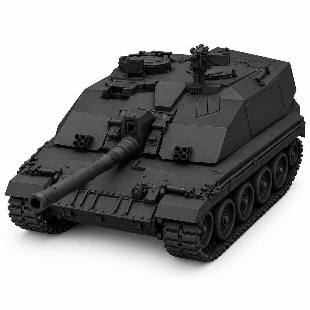 SSMODEL 1/72 1/144 Multi Scale Challenger 2 Tank Resin Model Kit TSS0536
