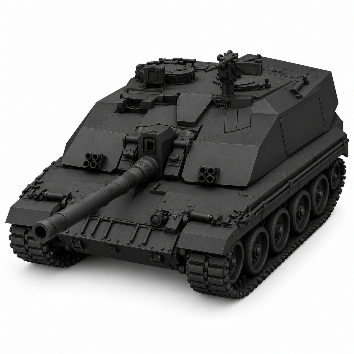 SSMODEL 1/72 1/144 Multi Scale Challenger 2 Tank Resin Model Kit TSS0536 — detail view 2