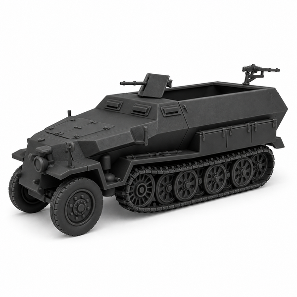 SSMODEL 1/72 1/144 Multi Scale Half-track Sd.Kfz.251/1 Ausf.A MODEL KIT TSS0937