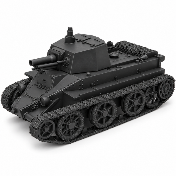 SSMODEL 1/72 1/144 Multi Scale D-38 Soviet experimental light tank Model TSS0159