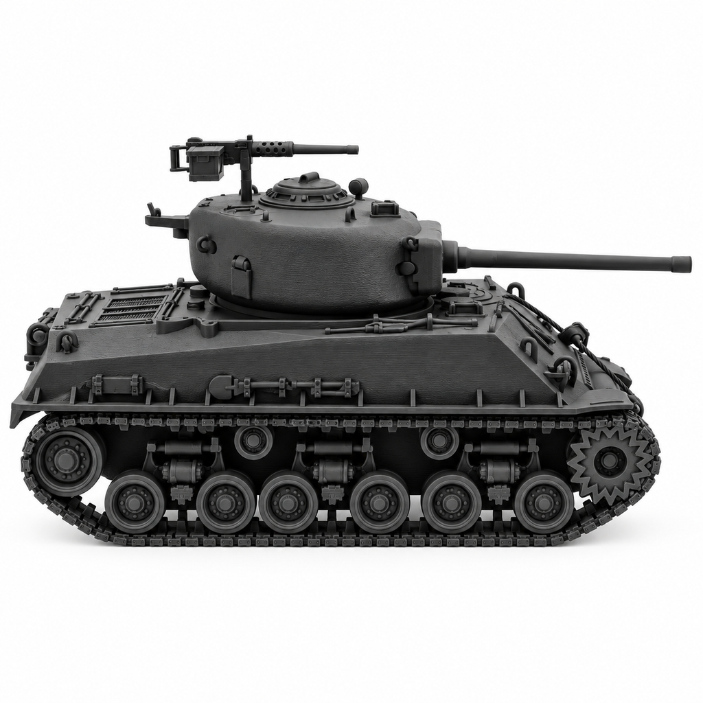 SSMODEL 1/72 1/144 WWII US Sherman M4A3E8 Easy Eight Resin Model Kit TSS0885