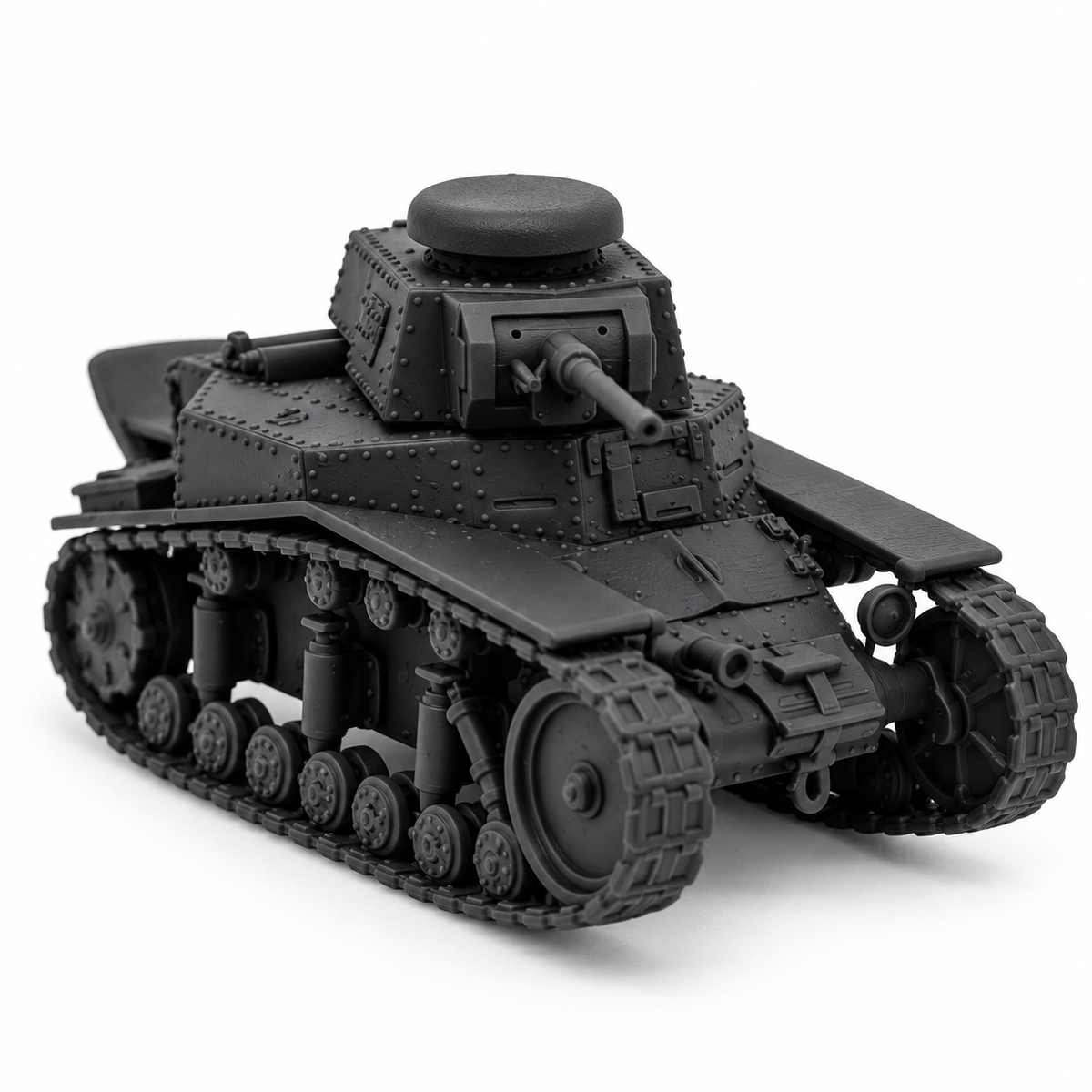 SSMODEL 1/32 1/35 1/48 1/64 T-18M Soviet Light Tank Prototype Model Kit TSS1295 — detail view 4