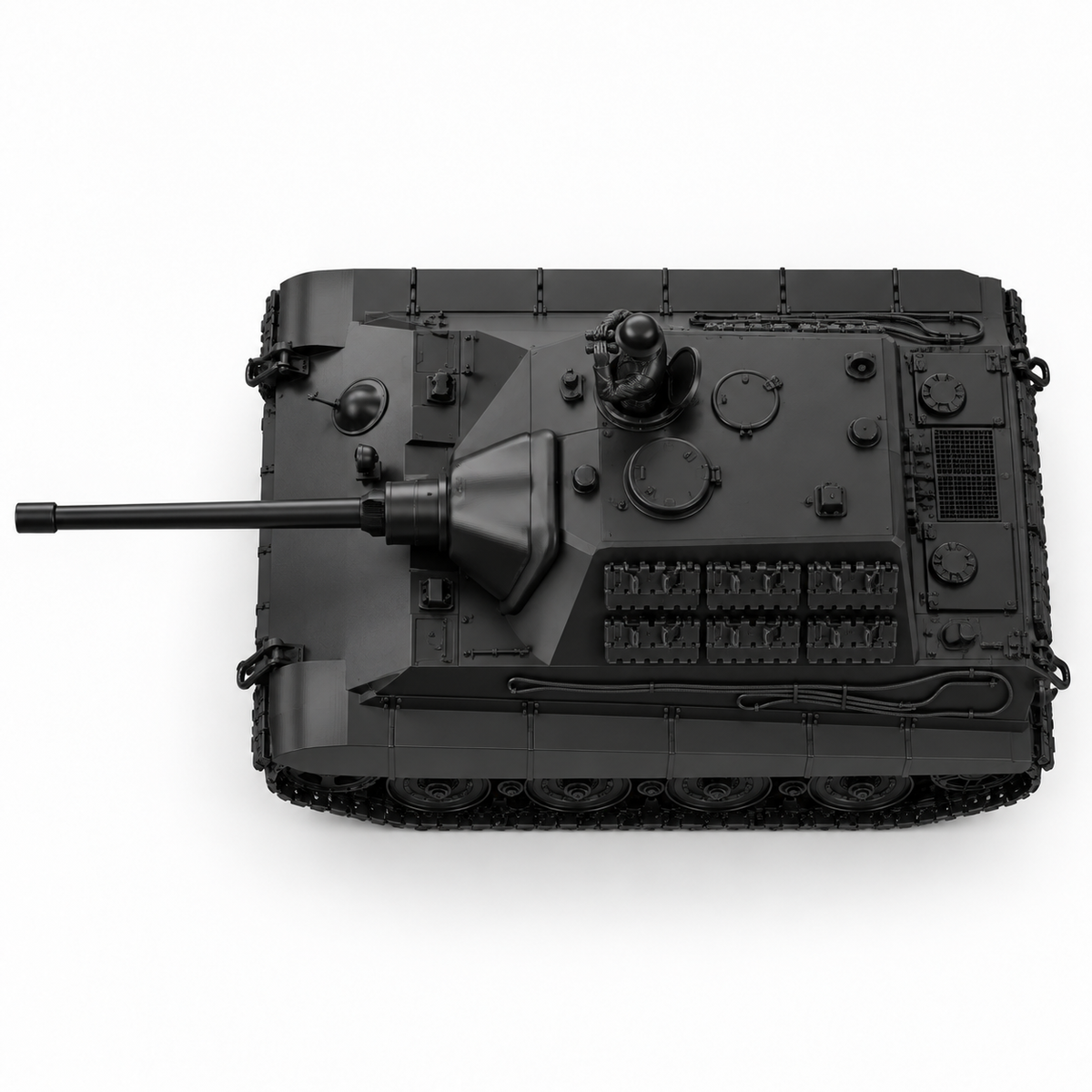 SSMODEL 1/72 1/144 WWII German Jagdtiger SdKfz186 Henschel Resin Model TSS1267 — detail view 5