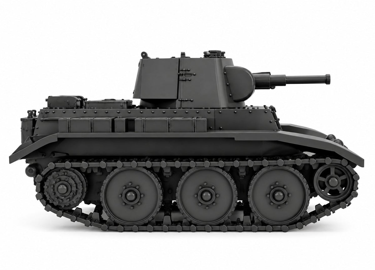 SSMODEL 1/72 1/144 BT-7 BT-7A Howitzer Version Cavalry Tank Resin MODEL TSS1473 — detail view 5