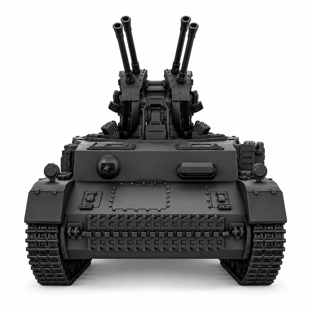 SSMODEL 1/72 1/144 Multi Scale Field Modified Flakpanzer IV Tank MODEL TSS1498