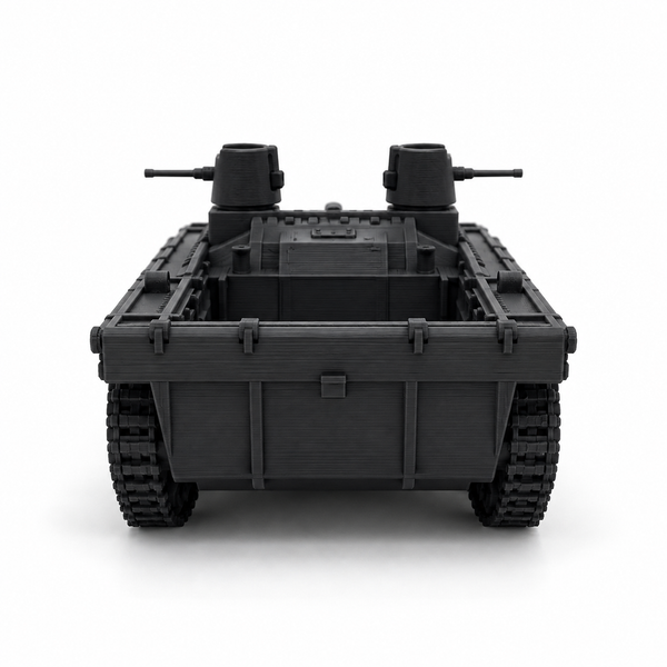 SSMODEL 1/72 1/144 LVT-2(A) Buffalo II Amphibious US WW2 Resin Model Kit TSS0868