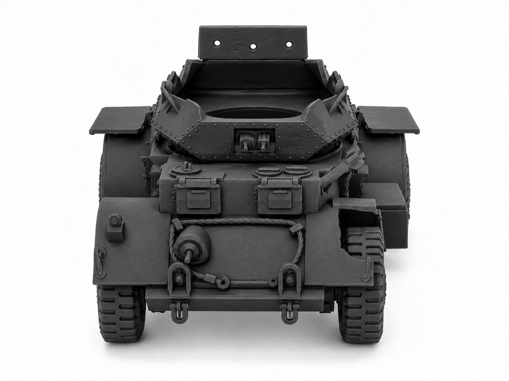 SSMODEL 1/72 1/144 Multi Scale Destroyed Armored Staghound Mk.III MODEL TSS1180