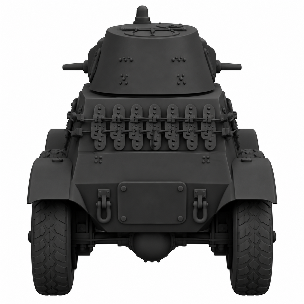 SSMODEL 1/72 1/144 Multi Scale BA-11 Tank Resin MODEL kit TSS0035 — detail view 4